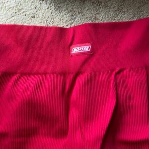 Bo + Tee Red Leggings